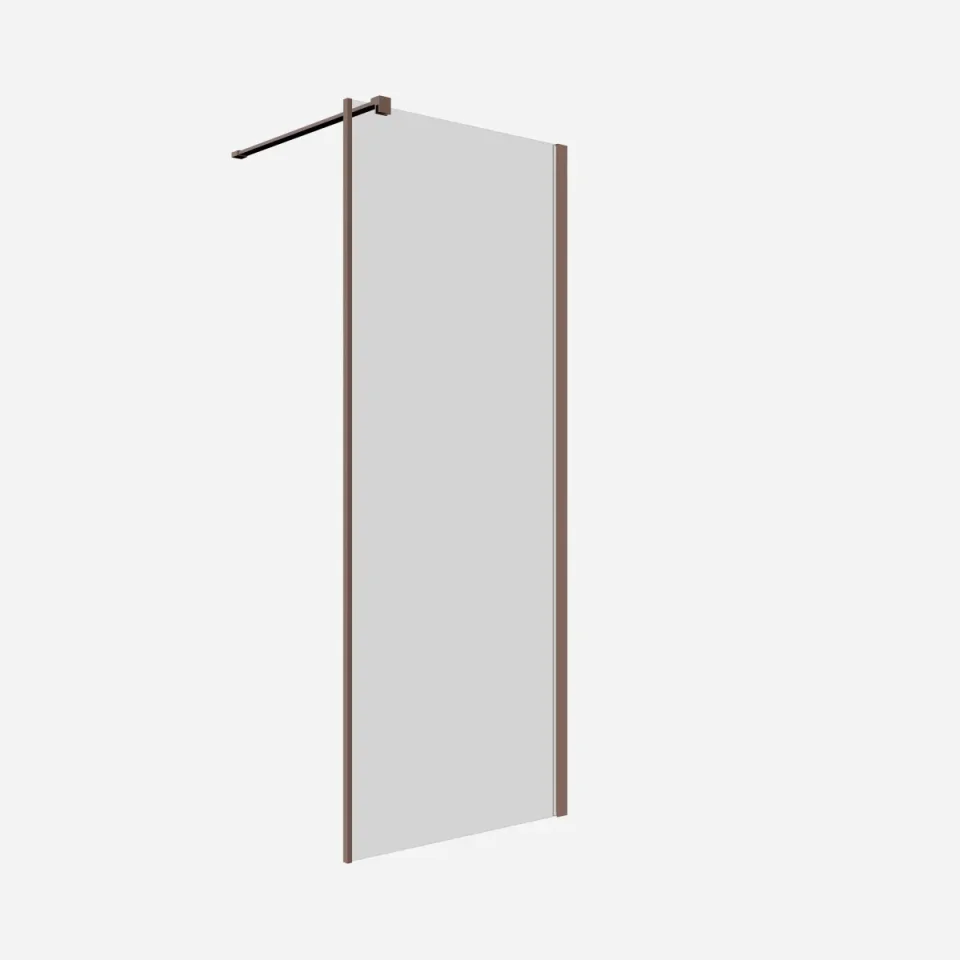 Crosswater Optix Side Panel for Pivot Door Brushed Bronze product image - Image 3