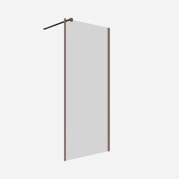 Crosswater Optix Side Panel for Pivot Door Brushed Bronze
