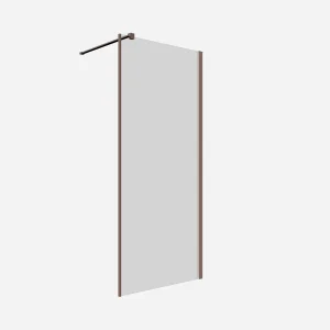 Crosswater Optix Side Panel for Pivot Door Brushed Bronze