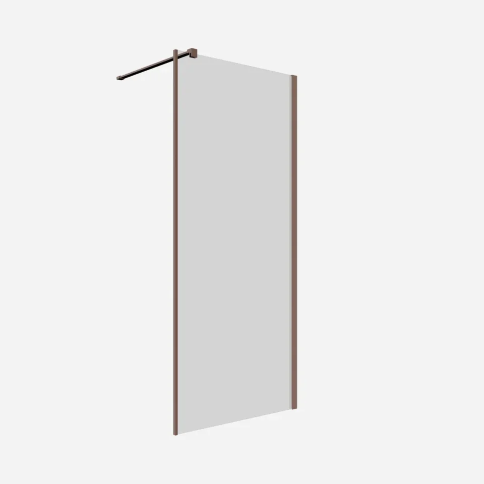 Crosswater Optix Side Panel for Pivot Door Brushed Bronze product image - Image 1