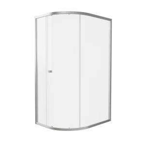 Crosswater Clear 6 Quadrant Single Door 1200 x 800 Box A Brushed Nickel