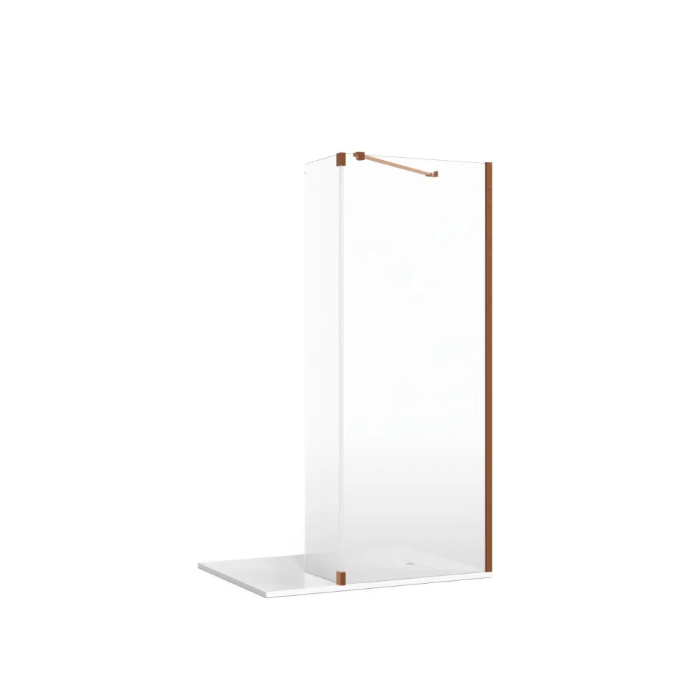 Crosswater Gallery Glass Glass Bracket Brushed Bronze product image - Image 3