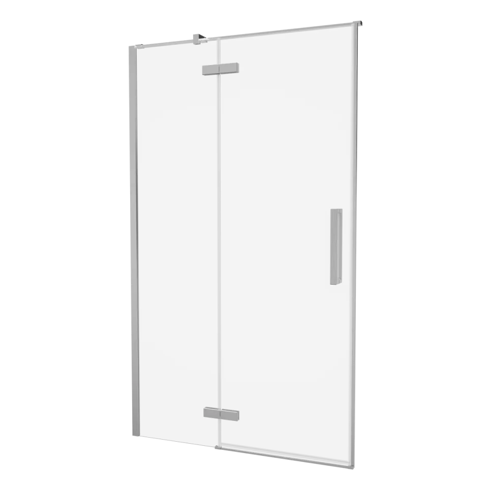 Crosswater Asura Hinged Door with Inline Fixed Panel 1000 Chrome product image - Image 3
