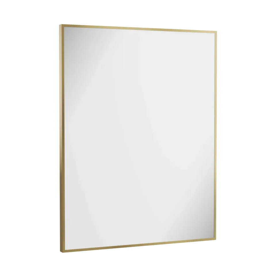 Crosswater MPRO Non-Illuminated Mirror 700 x 900mm Brushed Brass product image - Image 3