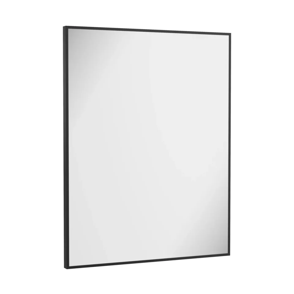 Crosswater MPRO Non-Illuminated Mirror 700 x 900mm Matt Black detail view - Image 2