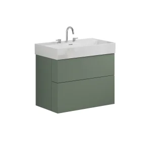 Crosswater Avenue Basin 3 Tap Hole Tall Ceramic Basin 800mm White