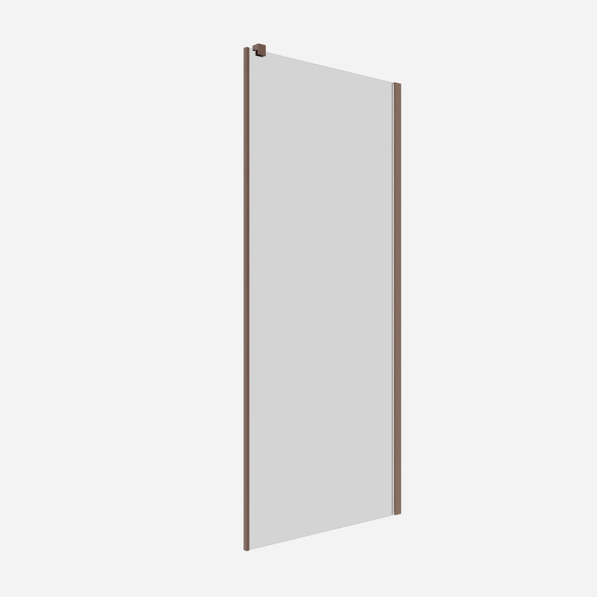 Crosswater Optix Side Panel for Pivot Inline 900 Brushed Bronze