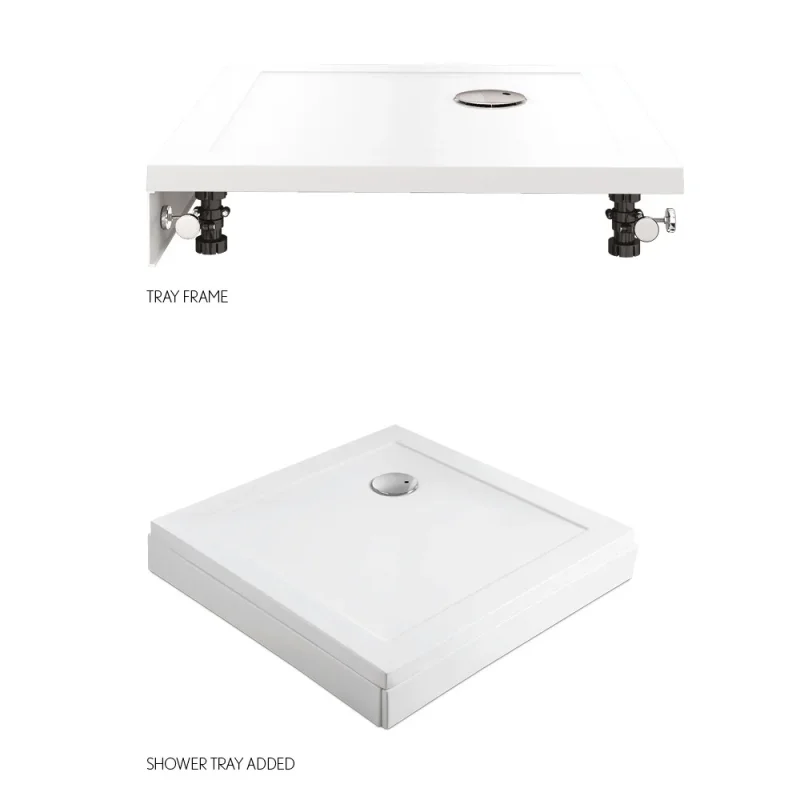 Crosswater Rectangular Shower Tray 12 Piece Leg Set product image - Image 2