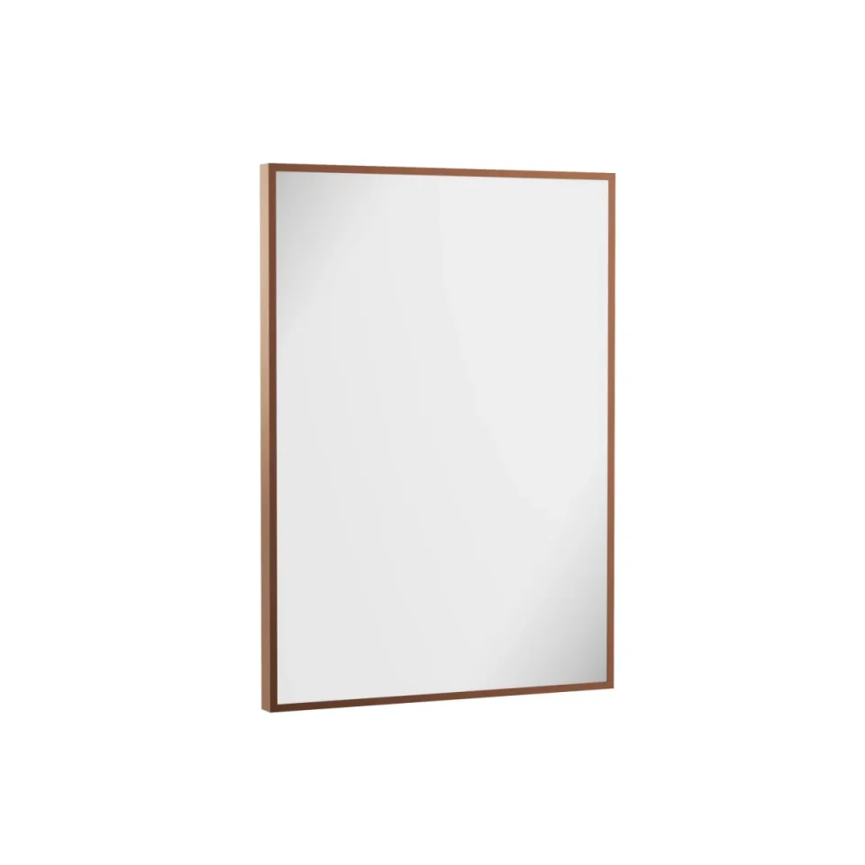 Crosswater MPRO Non-Illuminated Mirror 500 x 700mm Brushed Bronze detail view - Image 2