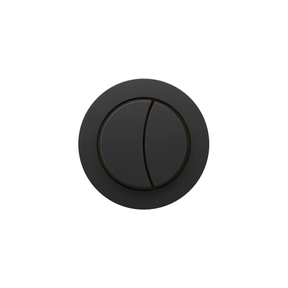 Britton Flush Button & Cable Matt Black product image - Image 1
