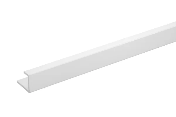 Crosswater Aluminium Extrusion End Cap 11mm 2450mm White