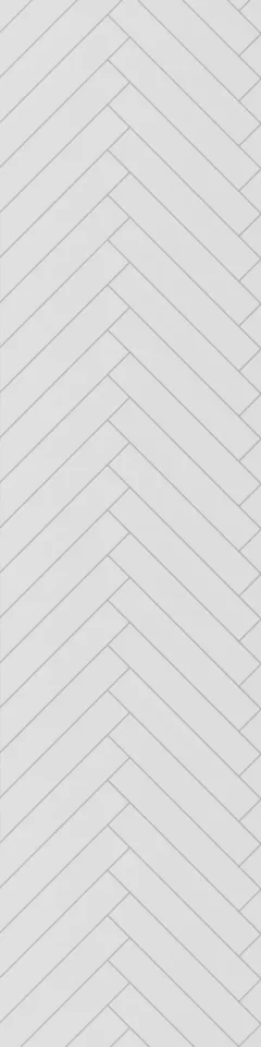 Crosswater Snow White Herringbone Tile Wall Panel 600 X 2400 Proclick product image - Image 1