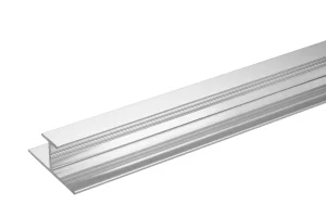 Crosswater Aluminium Extrusion H Join 11mm 2450mm Chrome