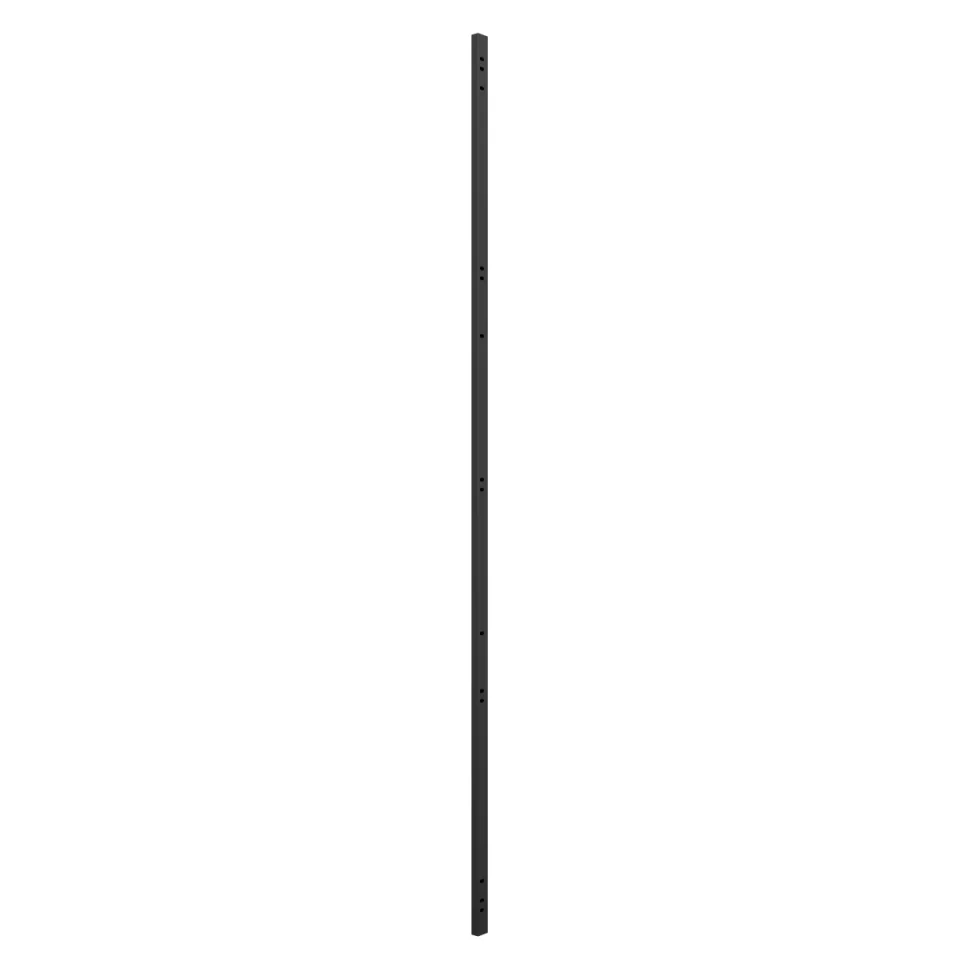 Crosswater Asura Extension Profile for Hinged Door / Infold Matt Black product image - Image 1