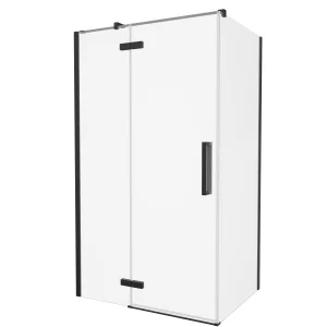 Crosswater Asura900mm Side Panel for Soft Close Hinged Door Matt black