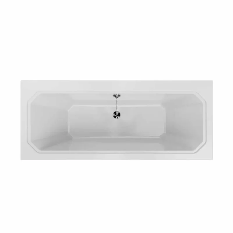 Burlington Arundel Double Ended Bath 1700x700 White product image - Image 3