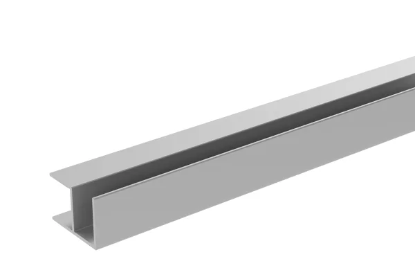Burlington Aluminium Extrusion External Corner 11mm 2450mm Brushed Nickel