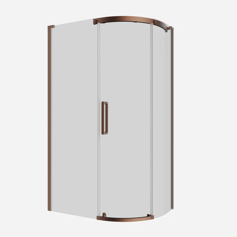 Crosswater Optix Offset Quadrant 1200x800 Right Hand Brushed Bronze product image - Image 3
