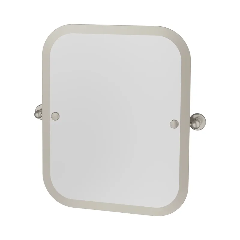 Burlington Rectangular Swivel Mirror Brushed Nickel product image - Image 5