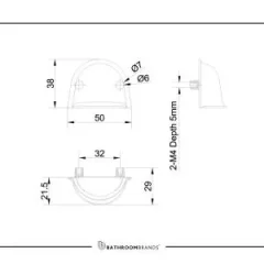 Burlington Furniture Handle Brushed Nickel detail view - Image 3