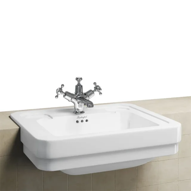 Burlington Victorian 2th 580 Semi-recessed Basin product image - Image 2