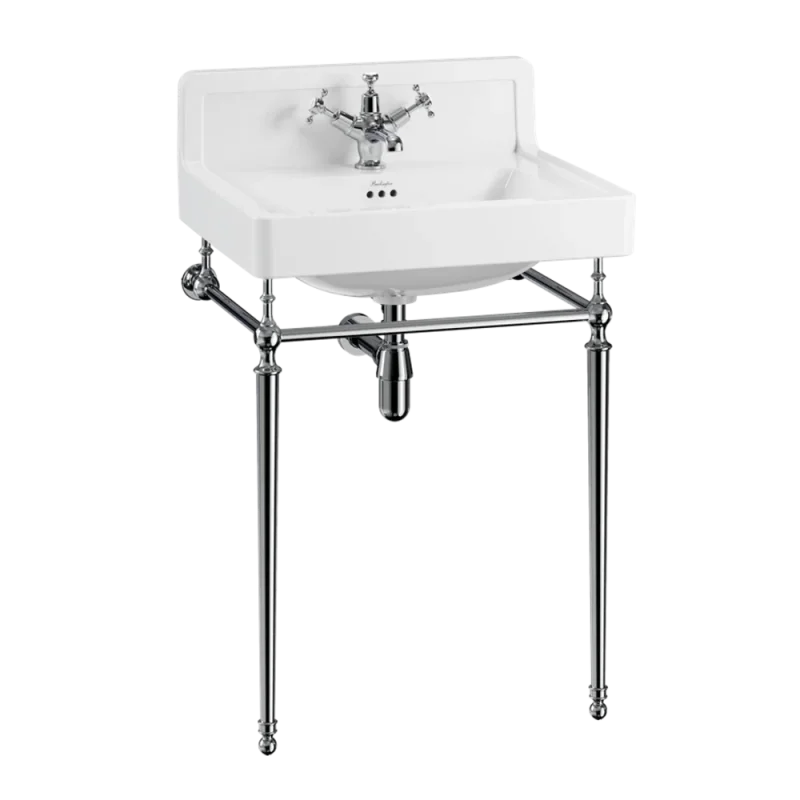 Burlington Contemporary Basin 61cm Upstand 1th detail view - Image 3