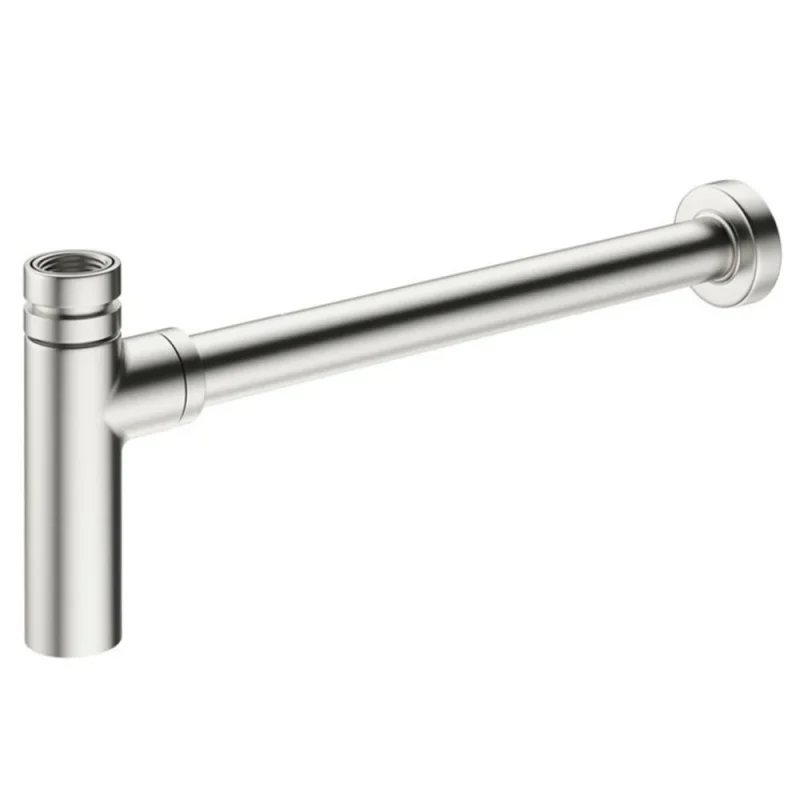 Britton Bottle Trap 400mm Pipe Chrome detail view - Image 2