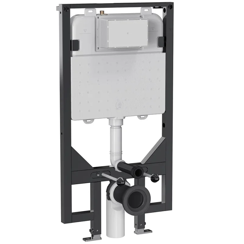 Britton Slimline Dual Flush Concealed Cistern (with Discharge Pipe & Installation Kit) detail view - Image 2