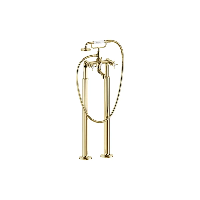 Burlington Guild Bath Shower Mixer Floor Mounted Gold product image - Image 3