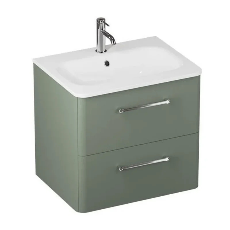 Britton Camberwell Unit 600mm Earthy Green detail view - Image 4