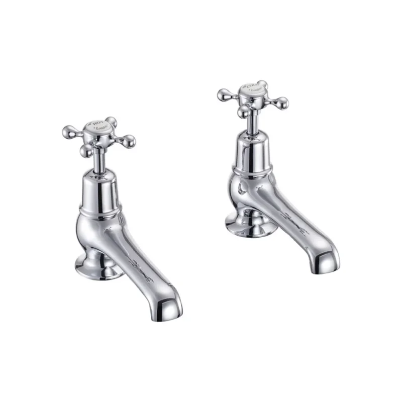 Burlington Qt Claremont 5" Basin Taps Chrome product image - Image 5
