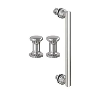 Burlington Classique 1909 Handle And Profile Finial Chrome detail view - Image 2