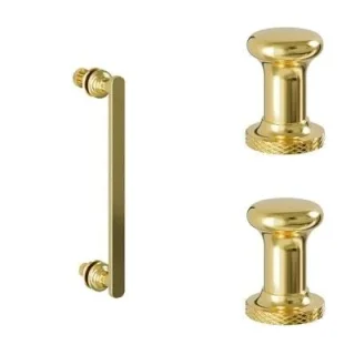 Burlington Classique 1909 Handle And Profile Finial Gold detail view - Image 3