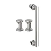 Burlington Classique 1909 Profile Finial Chrome detail view - Image 2