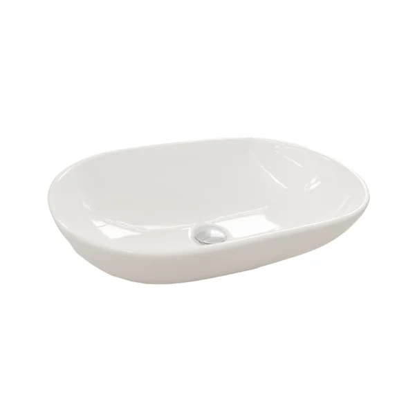 Britton Pool Countertop Basin 585 X 390mm 0th Gloss White