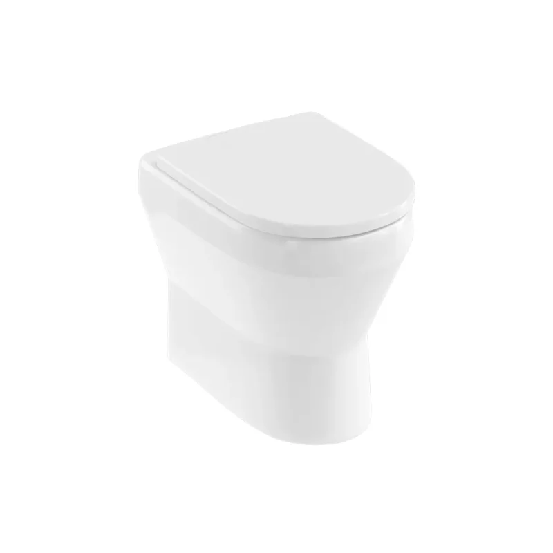 Britton Curve 2 Rimless Back To Wall Wc Inc Soft Close Seat Gloss White product image - Image 3