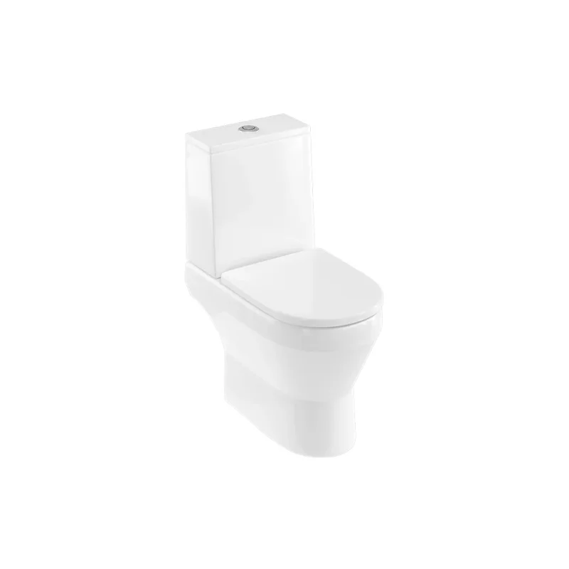 Britton Curve 2 Rimless Close Coupled Wc Inc Soft Close Seat Gloss White product image - Image 3