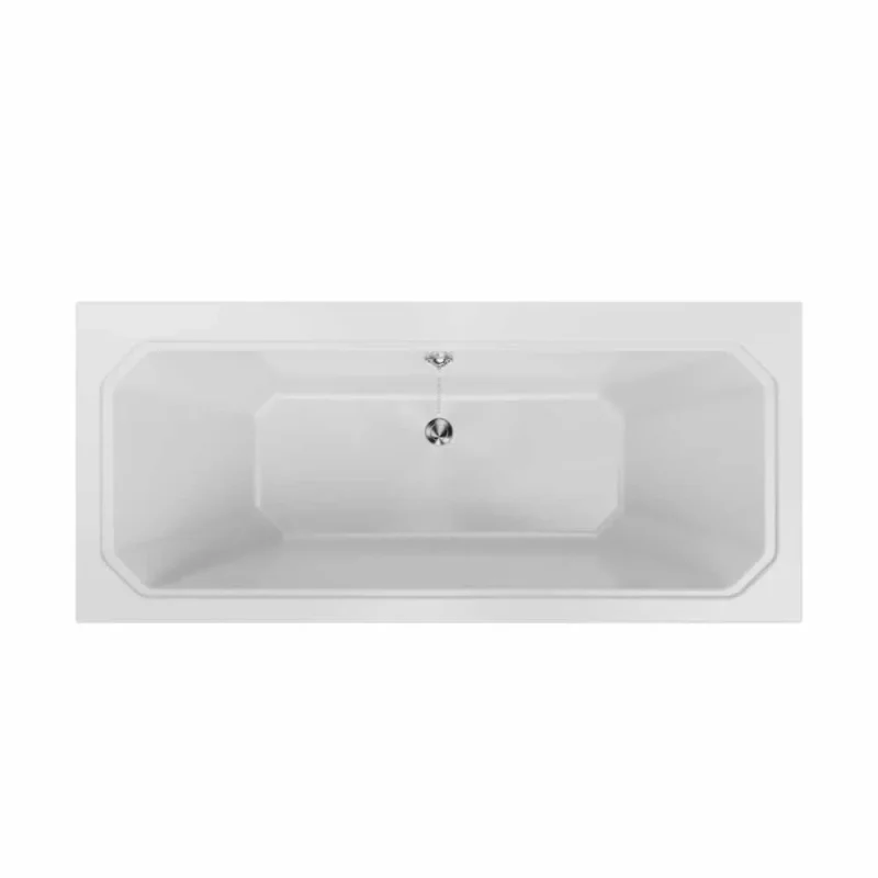 Burlington Arundel Double Ended Bath 1700 X 750mm White detail view - Image 3