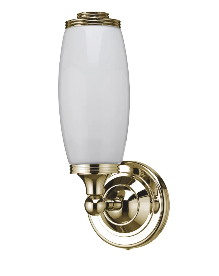 Burlington Round Base Tube Frosted Glass Shade Gold product image - Image 4