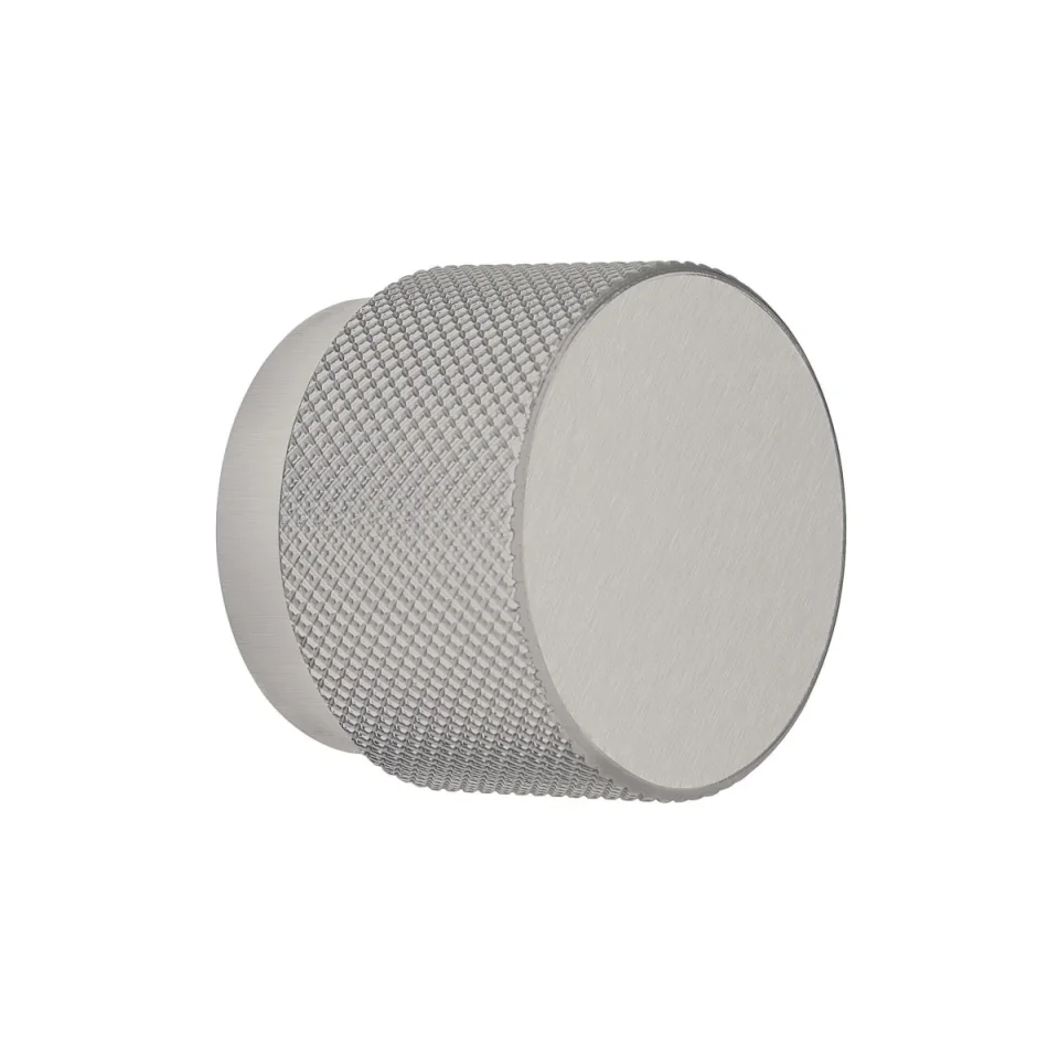 Crosswater Knurled Furniture Handle x 1 Brushed Nickel product image - Image 3