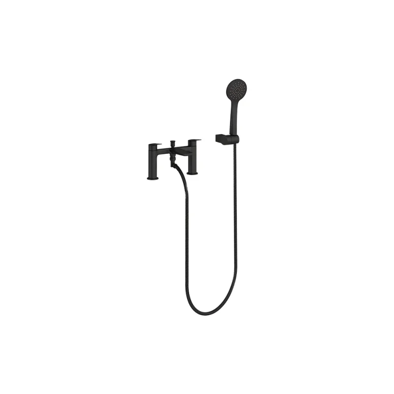 Britton Greenwich 2 Tap Hole Bath Shower Mixer Matt Black product image - Image 4