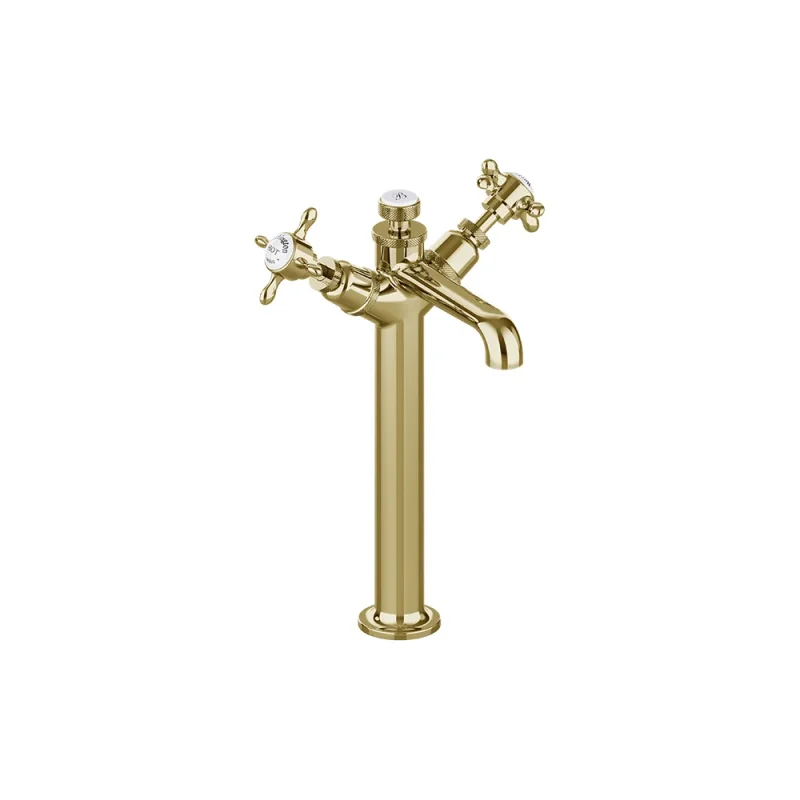 Burlington Guild Basin Tall Mono Deck Mounted Gold product image - Image 3