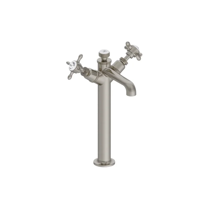 Burlington Guild Basin Tall Mono Deck Mounted Brushed Nickel product image - Image 3