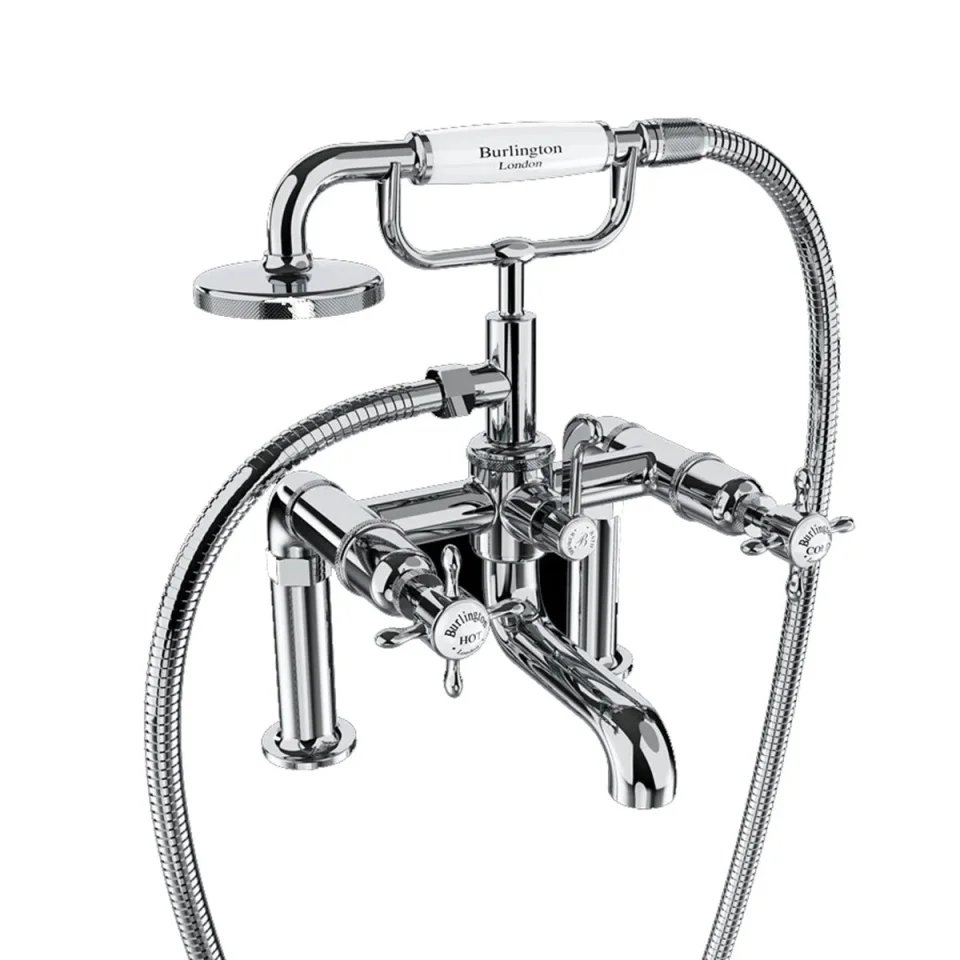 Burlington Guild Bath Shower Mixer Chrome product image - Image 2