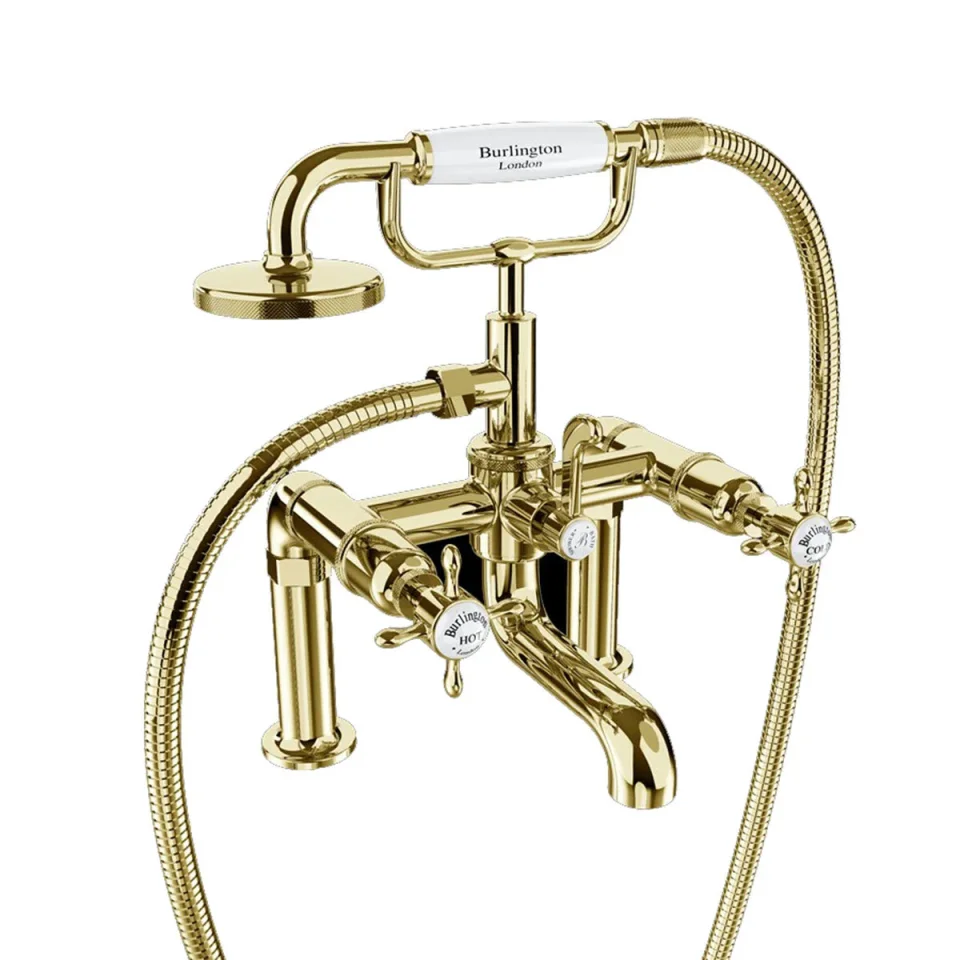 Burlington Guild Bath Shower Mixer Gold product image - Image 2