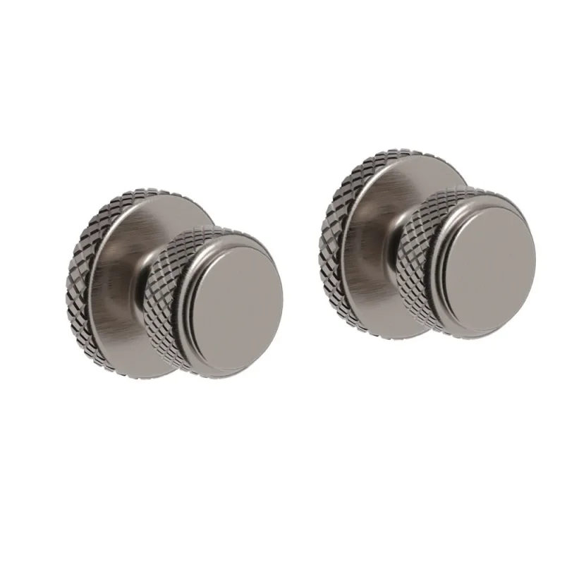 Burlington Guild Furniture Handle Pair Brushed Nickel detail view - Image 2