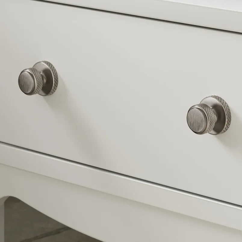 Burlington Guild Furniture Handle Pair Brushed Nickel detail view - Image 3