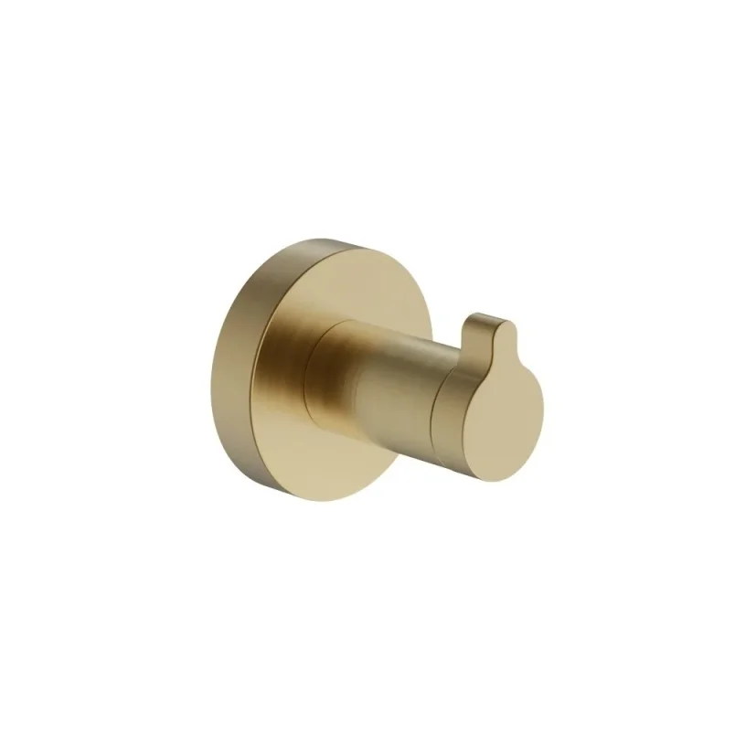 Britton Hoxton 2.0 Robe Hook Brushed Brass product image - Image 2