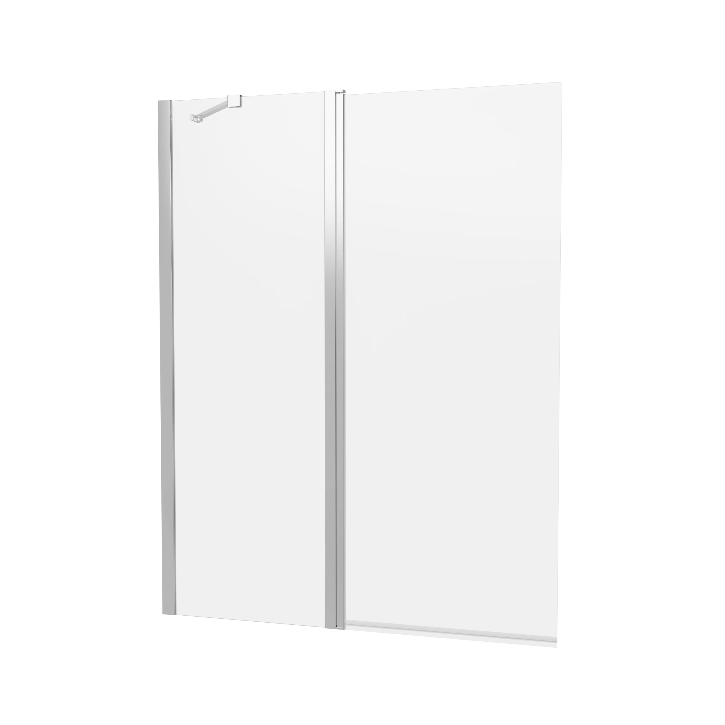Britton Hoxton 6 Double Bath Screen 1150 Chrome