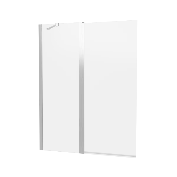 Britton Hoxton 6 Double Bath Screen 1150 Chrome